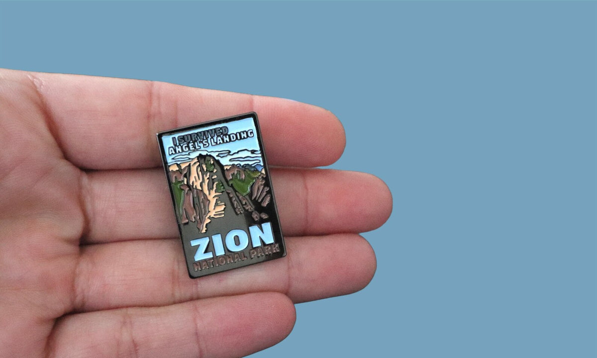 Zion National Park Pin – Angels Landing Hiking Souvenir
