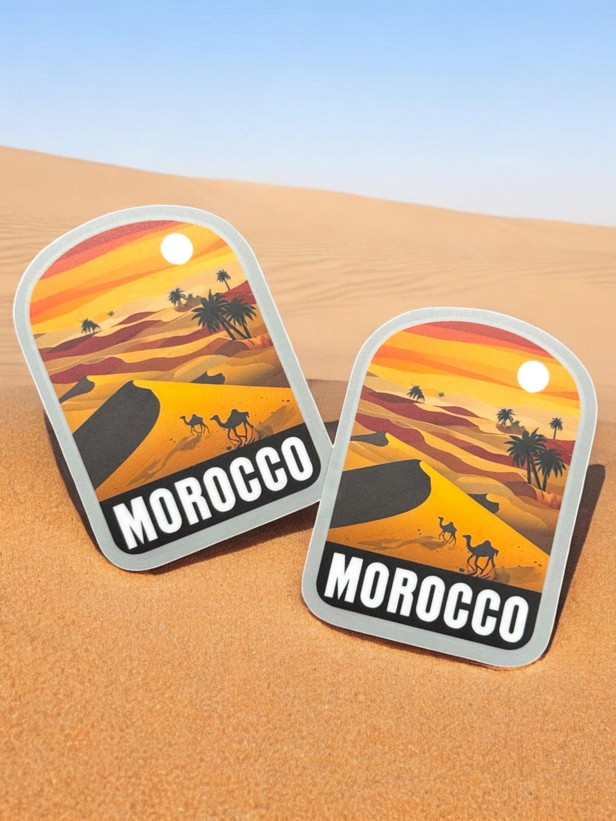 Travel Morocco Vinyl Sticker – Funny Africa Souvenir Waterproof Deco Stickers