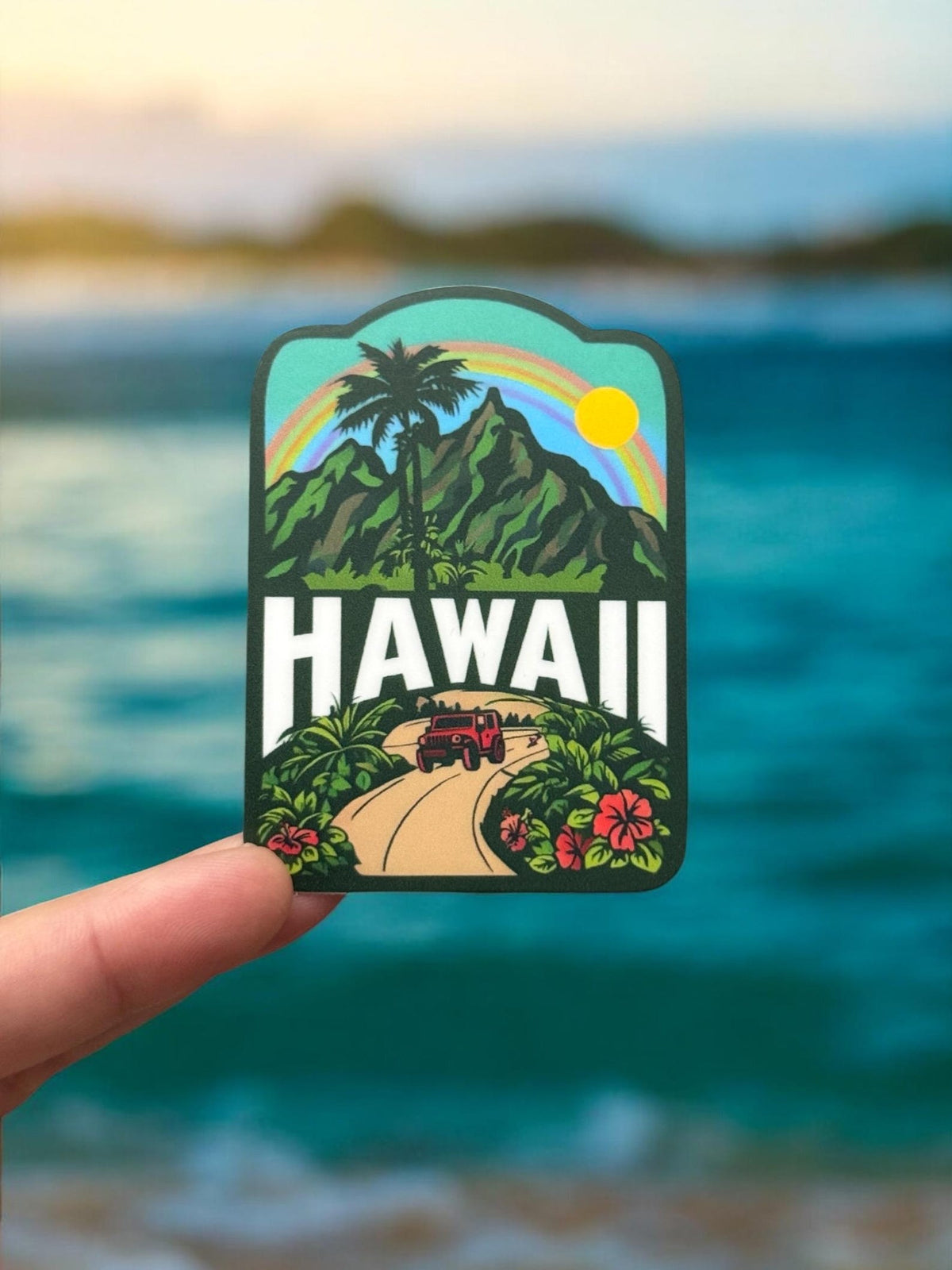Hawaii Travel Sticker – Souvenir Island Waterproof Vinyl Stickers
