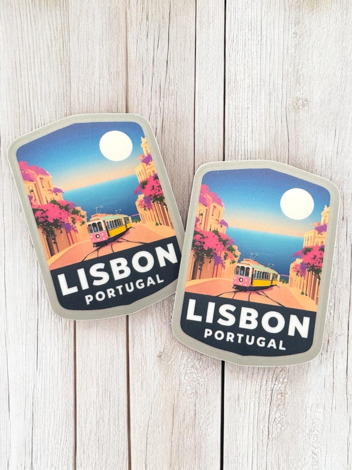Travel Portugal Sticker – Lisbon Souvenir Waterproof Vinyl Stickers