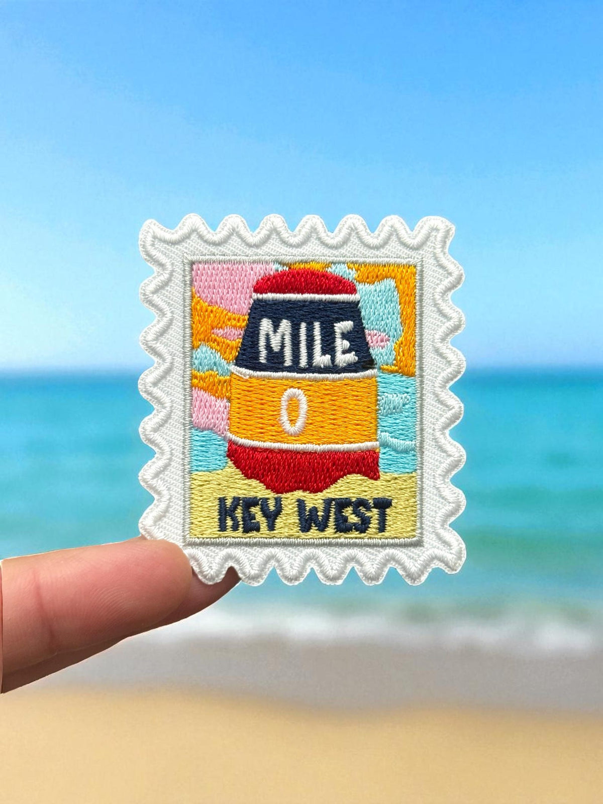 Key West Travel Patch – Florida Outdoor Iron On Souvenir Pin Collector Gift