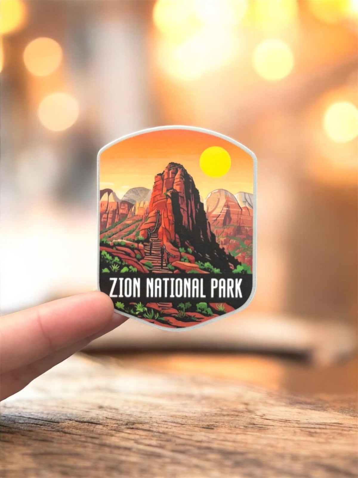 Angels Landing Zion National Park Sticker – Waterproof Vinyl Travel Souvenir