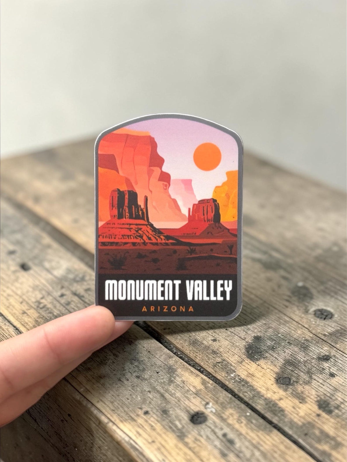 Monument Valley Arizona Sticker – Waterproof Vinyl Travel Souvenir