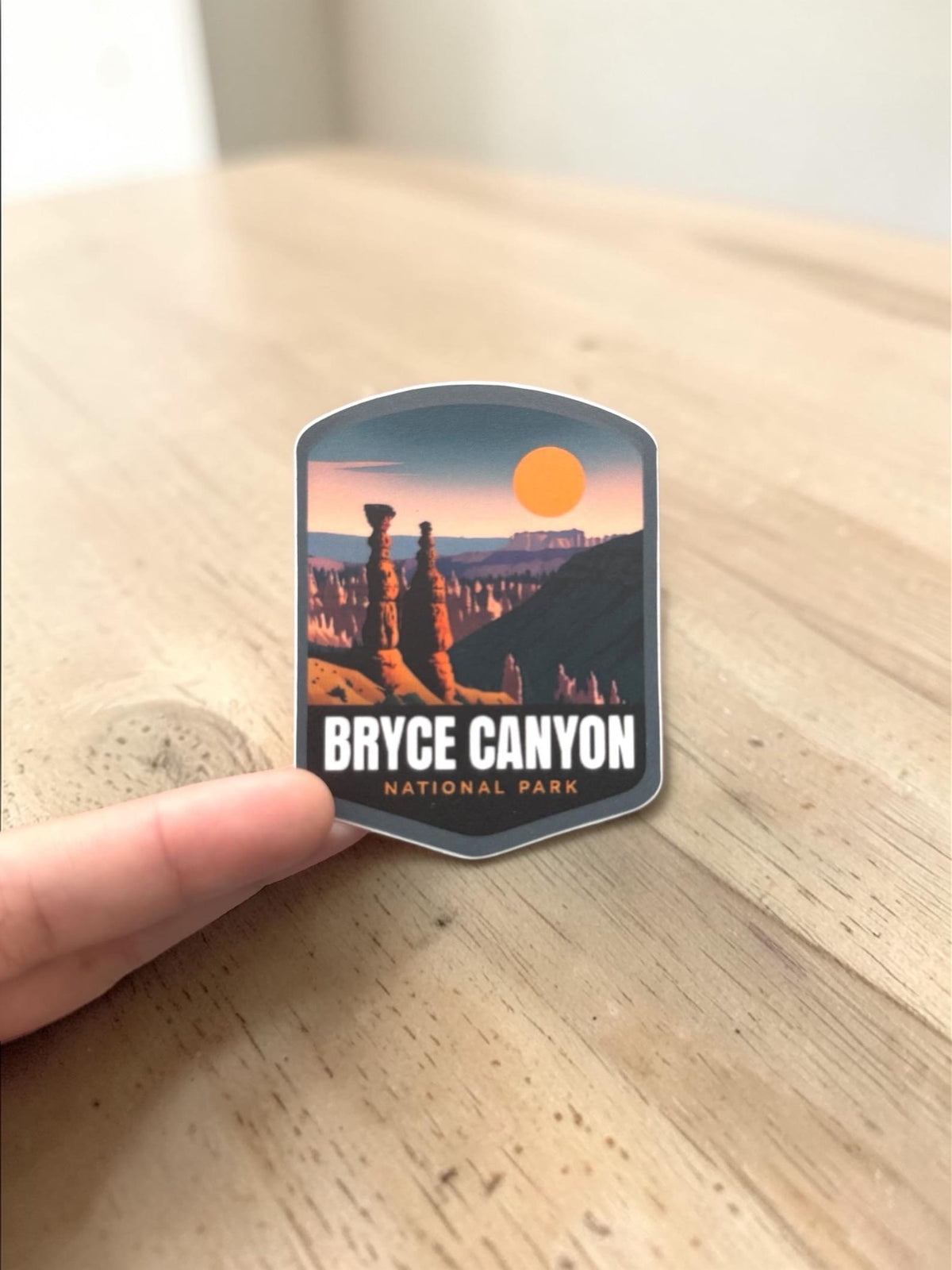Bryce Canyon National Park Vinyl Sticker- Waterproof Souvenir Travel Gift