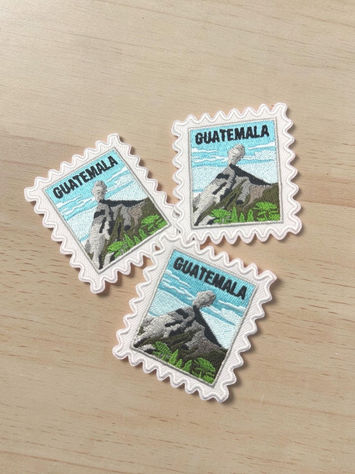 Travel Guatemala Patch – Volcano Souvenir 2 X 2 Iron On Applique