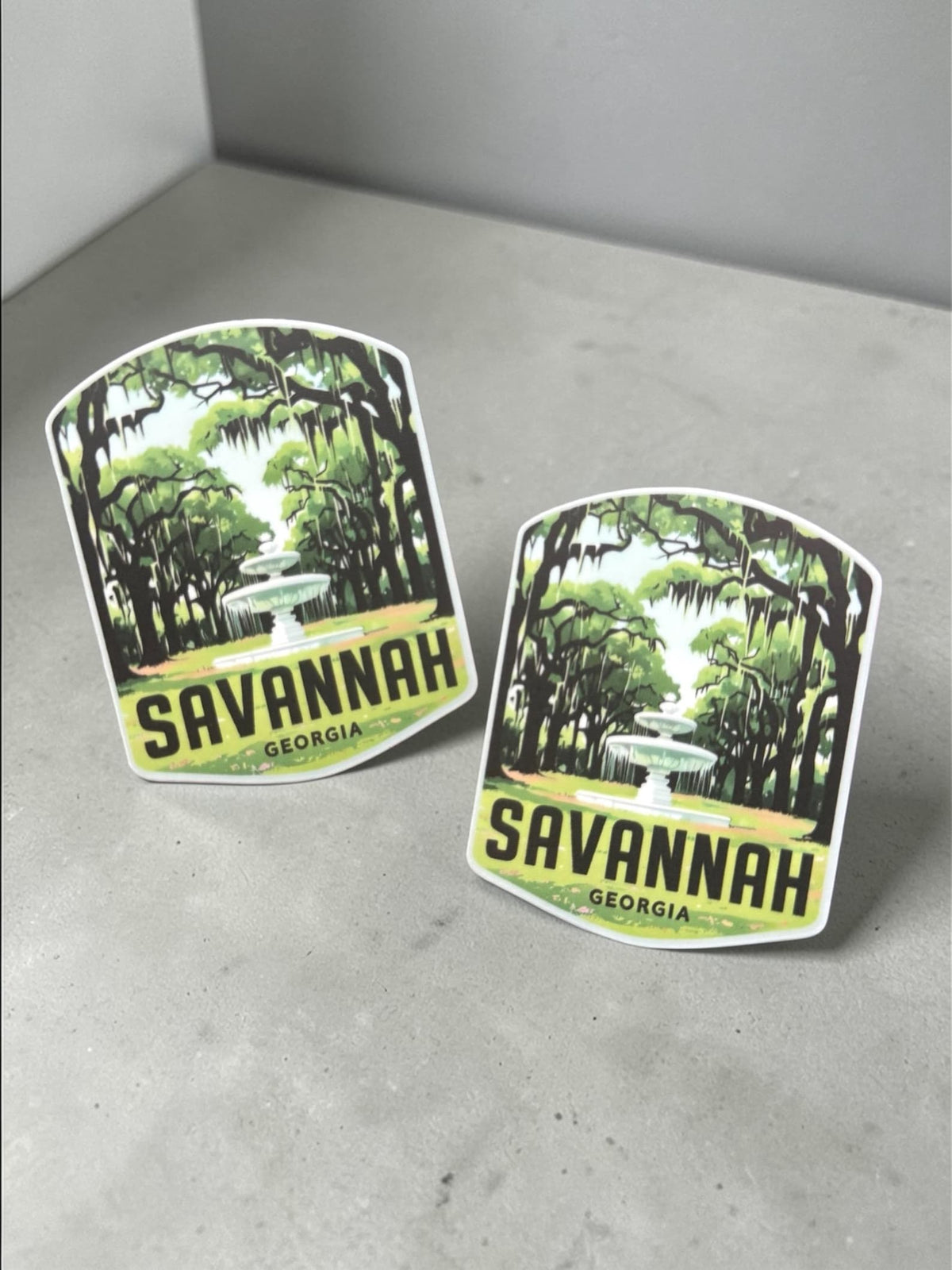 Savannah Travel Sticker – Waterproof Georgia Vinyl Souvenir Gift