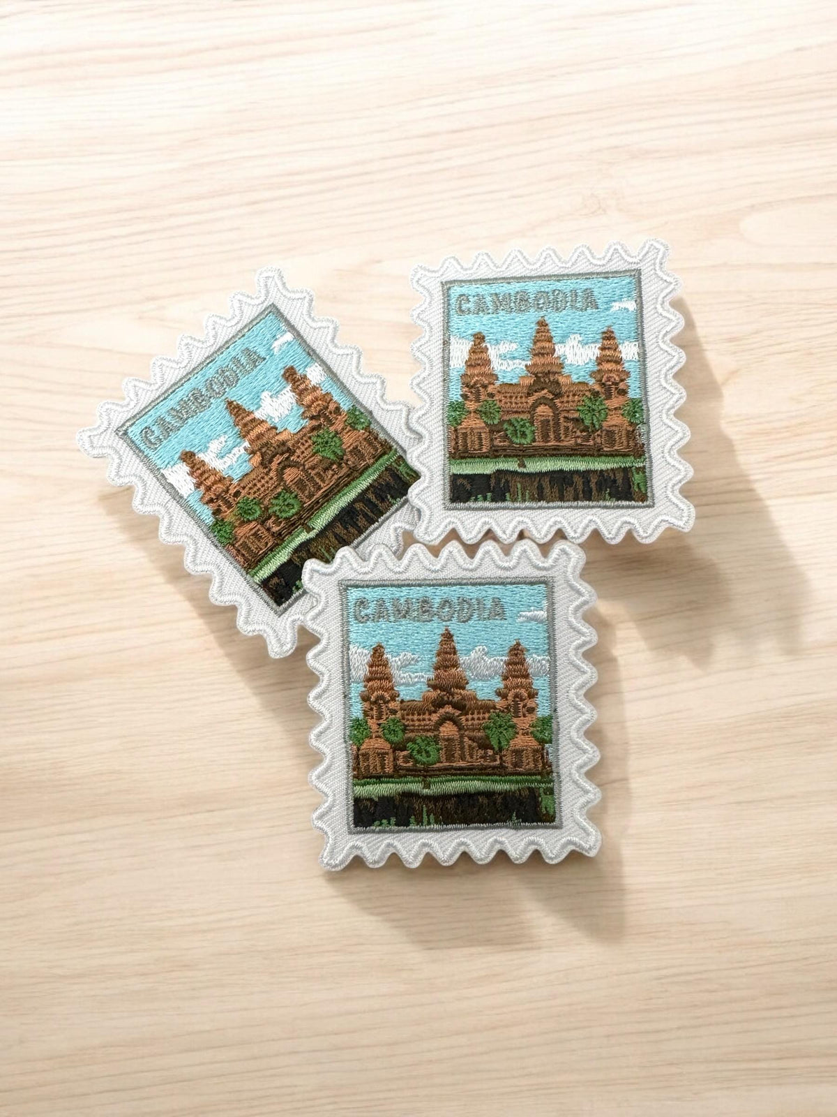 Cambodia Iron On Patch – 2 X 2 Iron Sew Stamp Asia Souvenir Collector