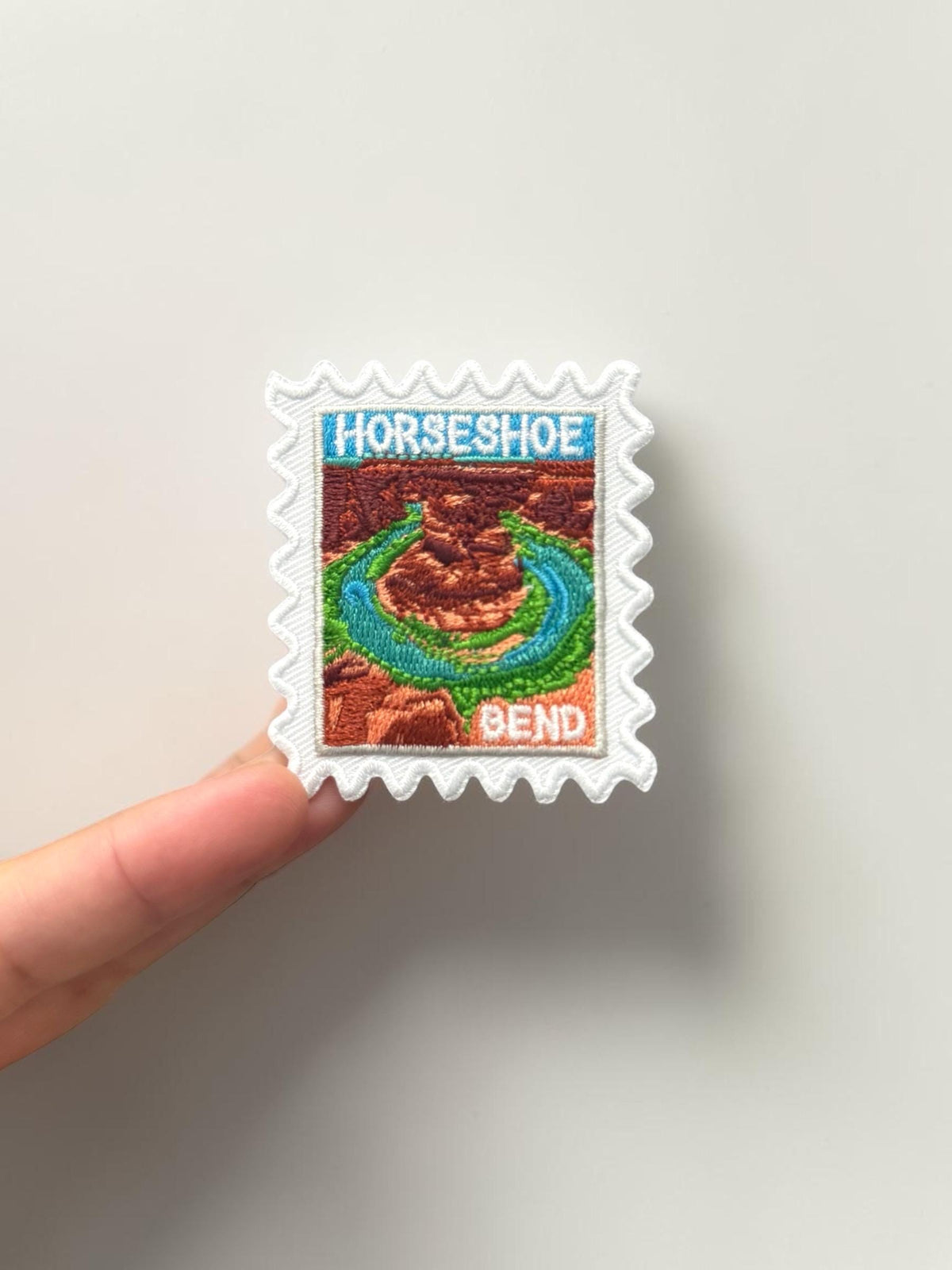 Horsehoe Bend Travel Patch – 2 X 2 Iron On Souvenir National Park Pin Collector