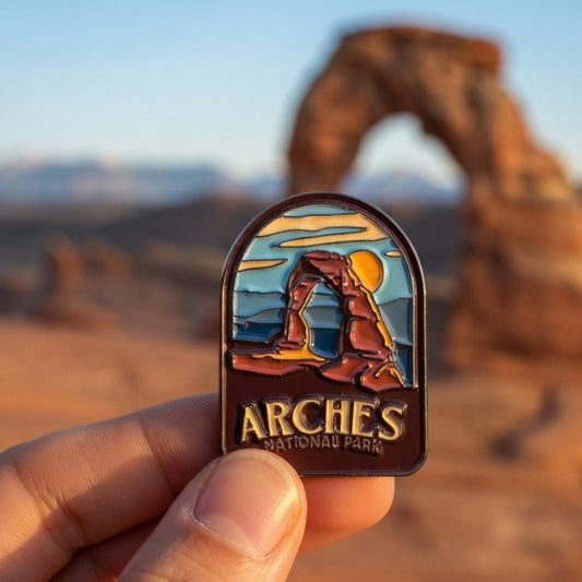 Arches National Park Enamel Pin – Travel Souvenir