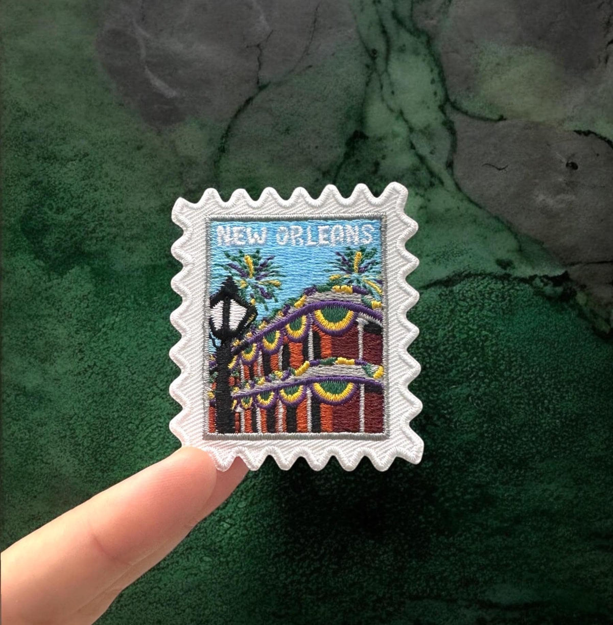 New Orleans Travel Patch – Mardi Gras Outdoor Iron On Souvenir Gift