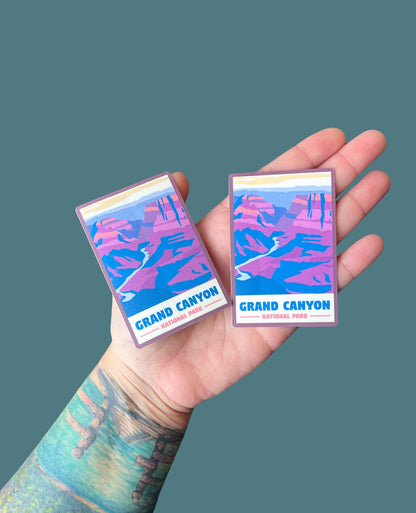 Grand Canyon National Park Vinyl Sticker – Waterproof Travel Souvenir