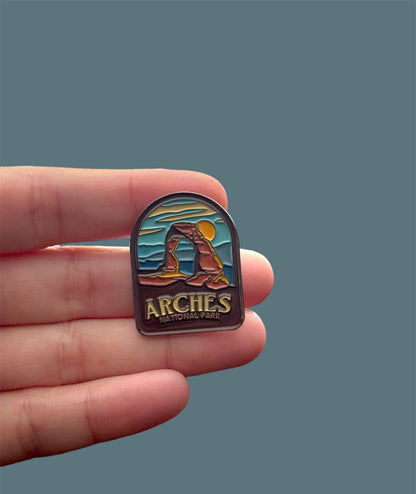Arches National Park Enamel Pin – Travel Souvenir