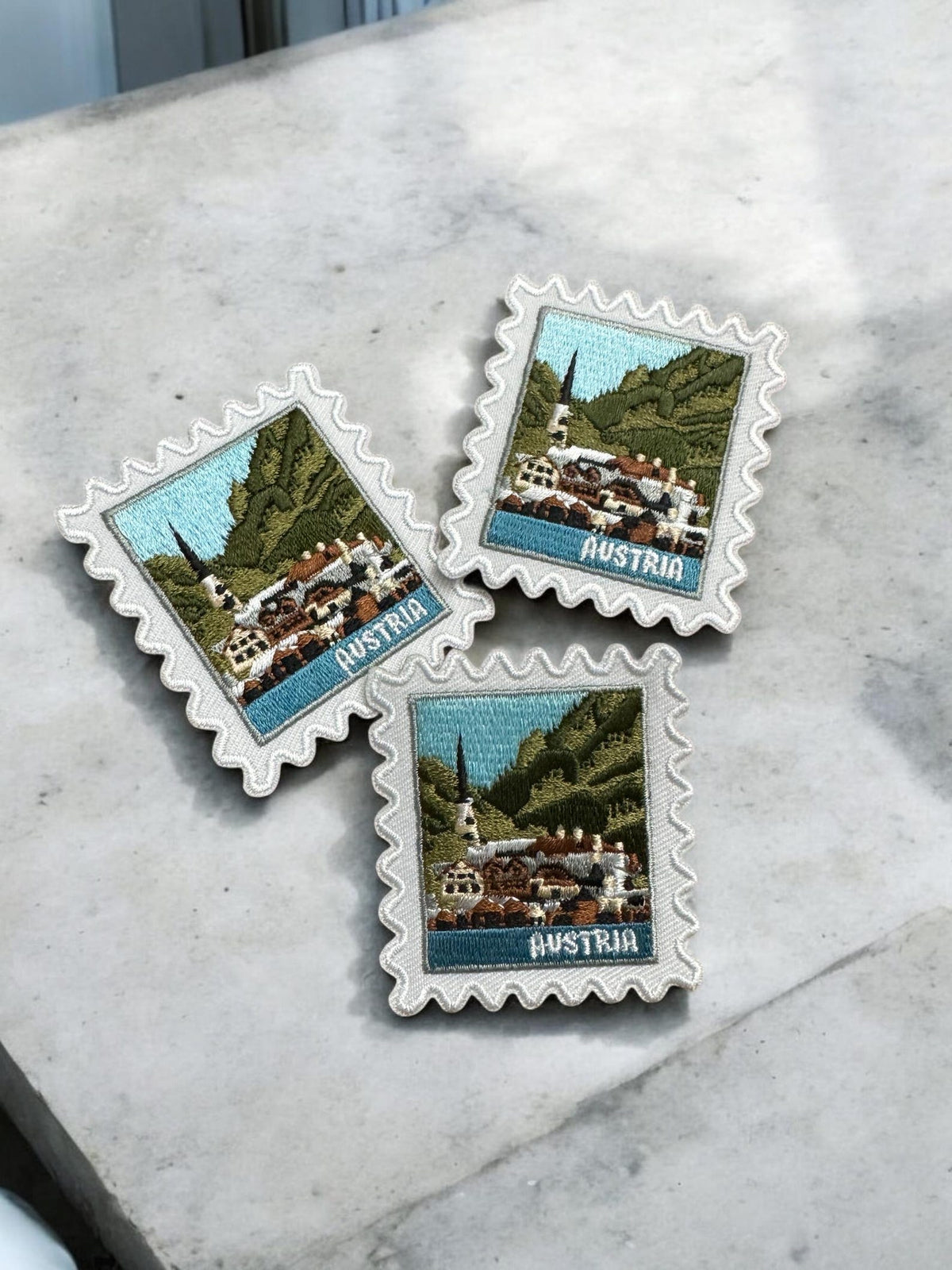 Austria Travel Patch – Europe 2 X 2 Iron On Souvenir Appliques For Travel Accessories