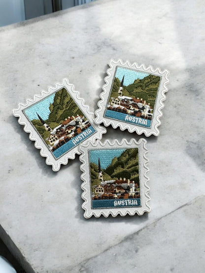 Austria Travel Patch – Europe 2 X 2 Iron On Souvenir Appliques For Travel Accessories