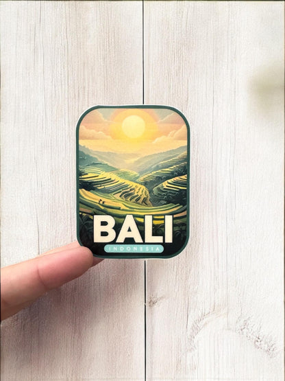 Bali Travel Vinyl Sticker – Indonesia Waterproof Souvenir Outdoor Gift