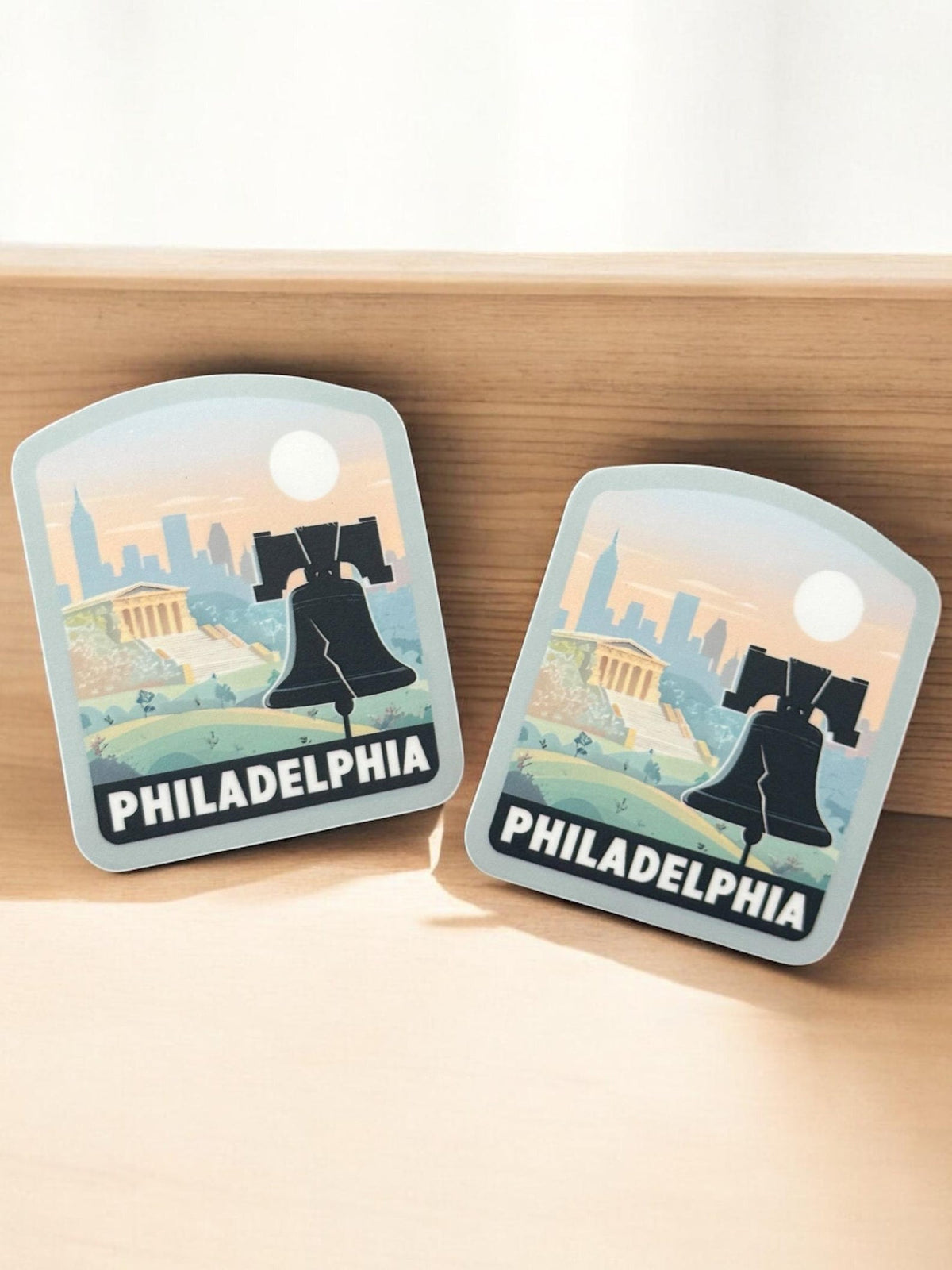 Philadelphia Travel Sticker – Waterproof Vinyl Liberty Bell Souvenir Gift