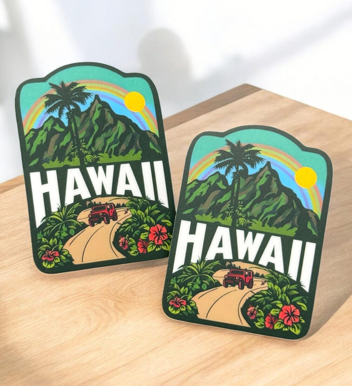 Hawaii Travel Sticker – Souvenir Island Waterproof Vinyl Stickers