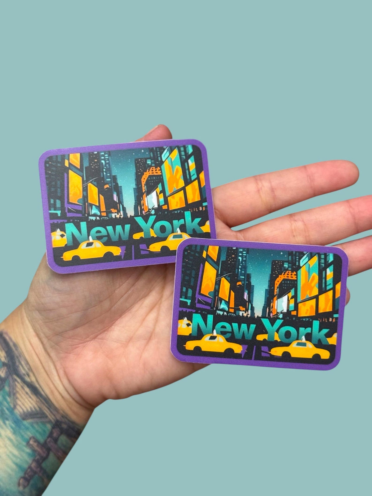 New York Travel Sticker – Funny Nyc Waterproof Souvenir Vinyl Stickers