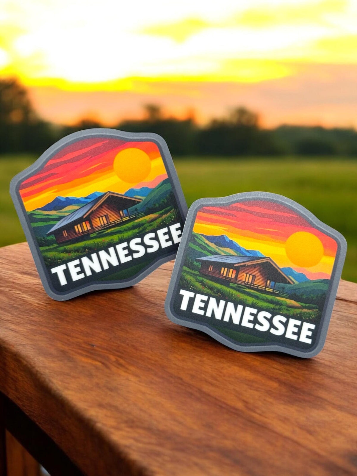Tennessee Travel Sticker – Gatlinburg Waterproof Cabin Souvenir Vinyl Gift