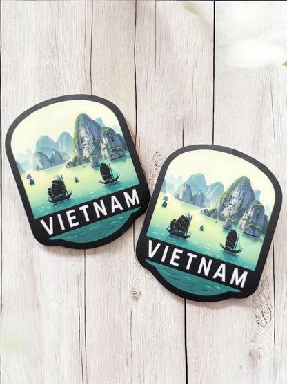 Vietnam Travel Sticker – Ha Long Bay Waterproof Souvenir Vinyl Gift