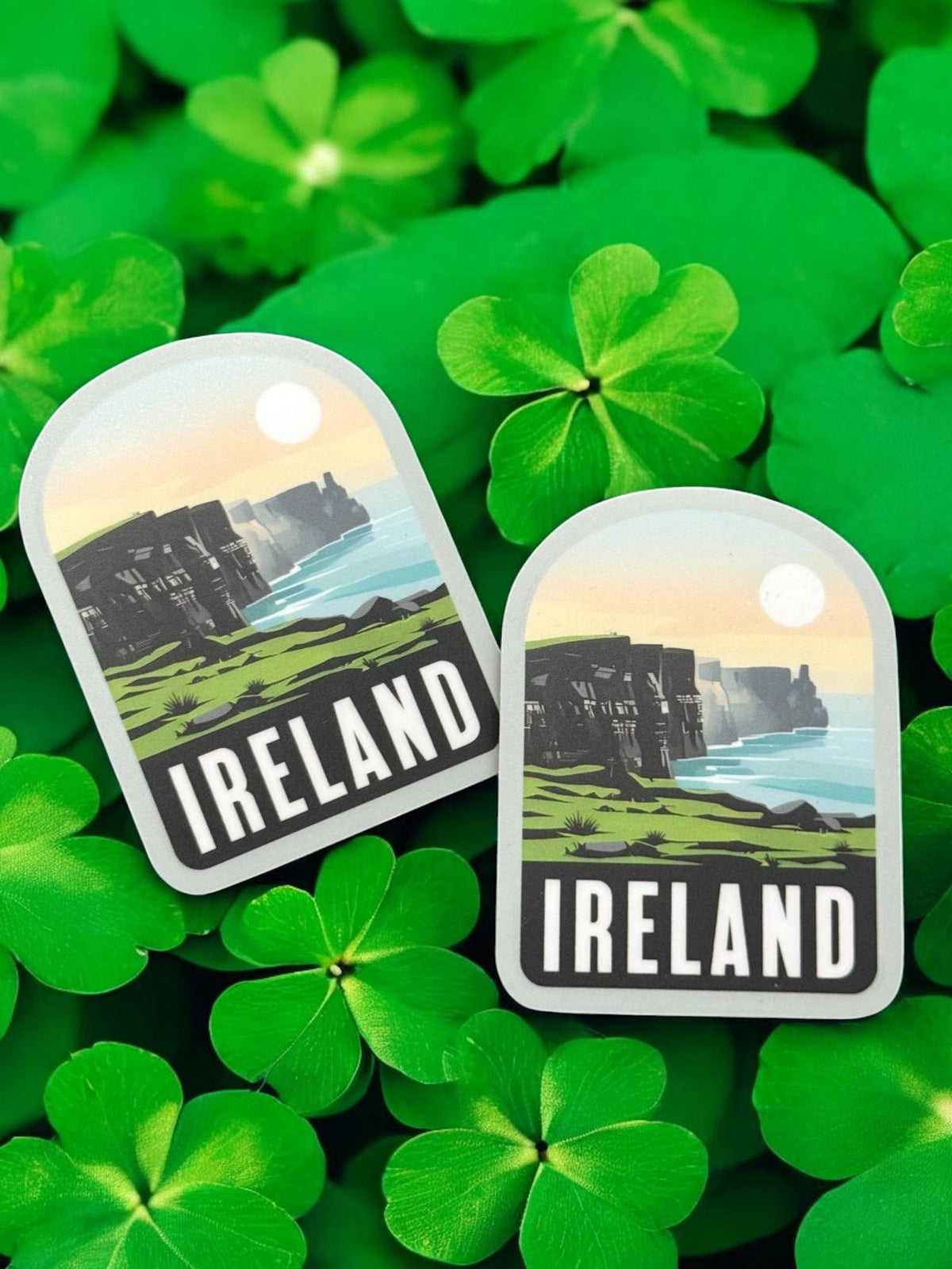 Ireland Travel Vinyl Sticker – Waterproof Souvenir Cliffs Of Moher Gift