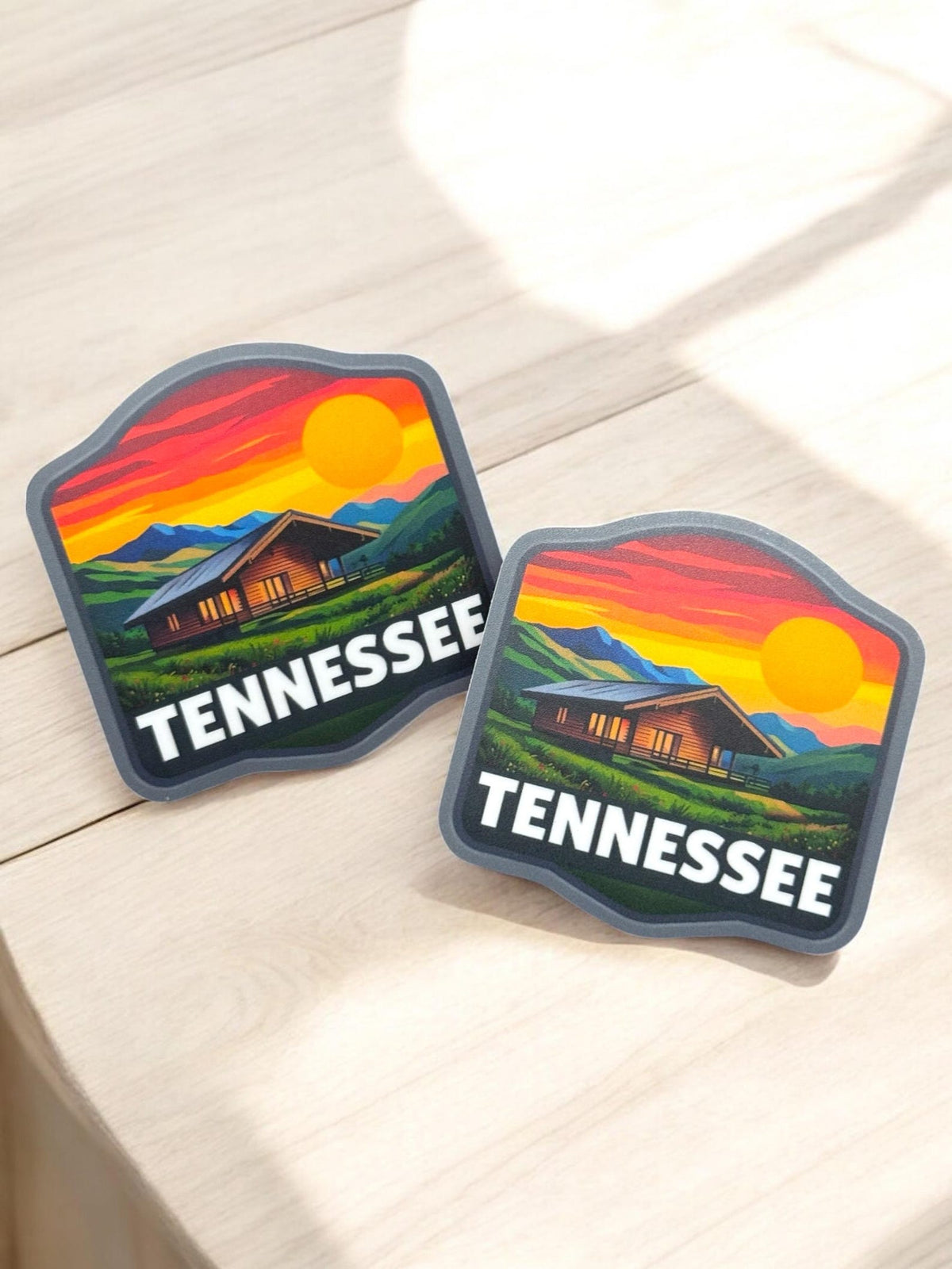 Tennessee Travel Sticker – Gatlinburg Waterproof Cabin Souvenir Vinyl Gift