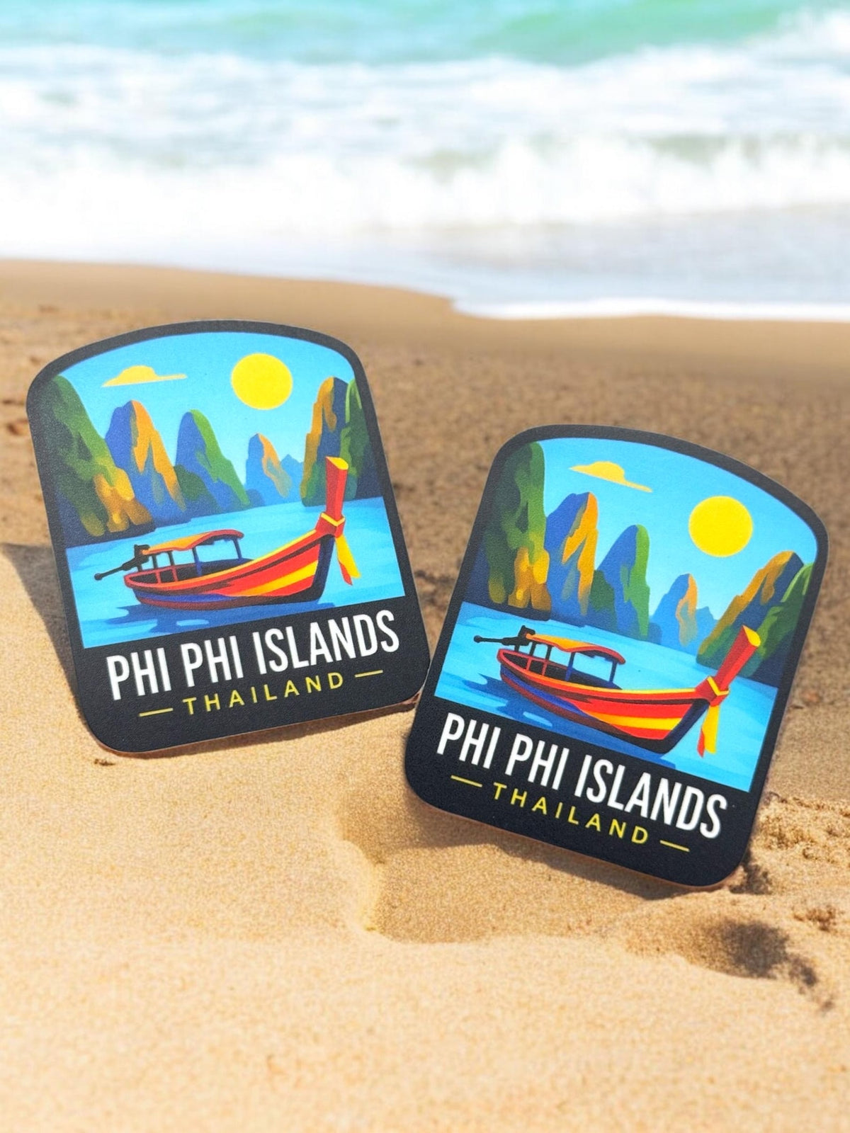 Thailand Travel Vinyl Sticker – Funny Waterproof Souvenir Phi Phi Islands Gift