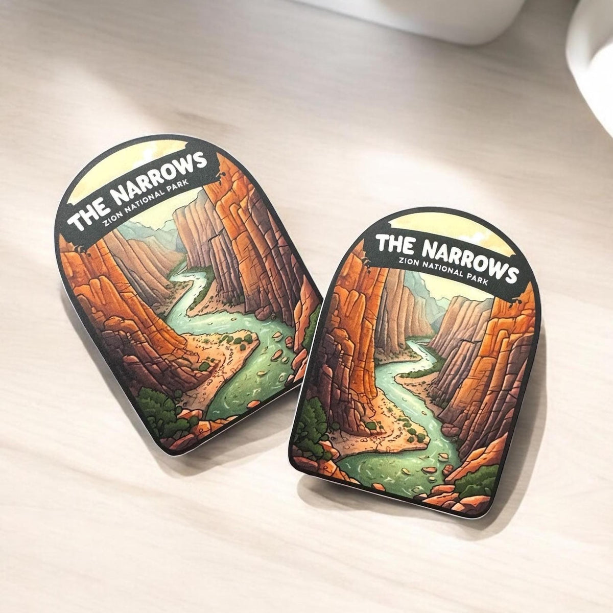 The Narrows Zion National Park Sticker – Waterproof Vinyl Travel Souvenir