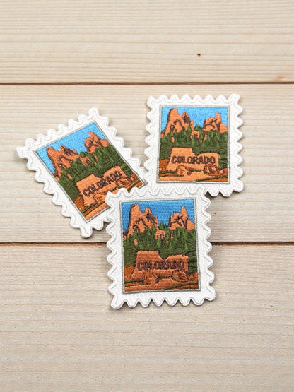 Colorado Iron On Patch – Travel Garden Of The Gods Souvenir Patches For Travel Gift