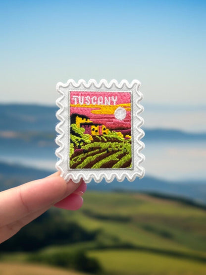 Tuscany Italy Patch – 2 X 2 Iron On Souvenir Wanderlust Patch For Travel Gift