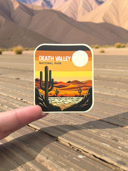 Death Valley National Park Travel Sticker – Waterproof Vinyl Souvenir National Park Gift