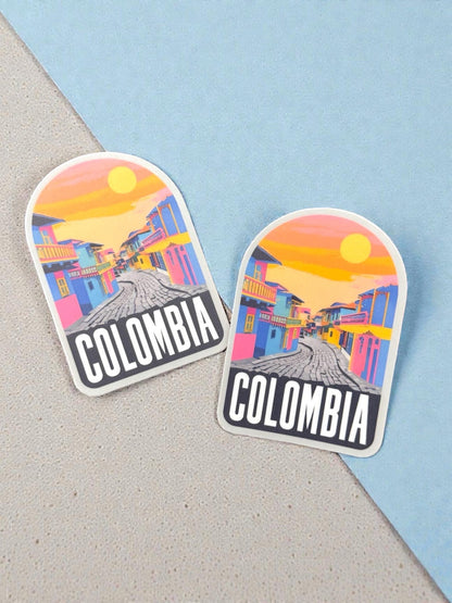 Colombia Travel Sticker – Funny Waterproof Souvenir Vinyl Stickers