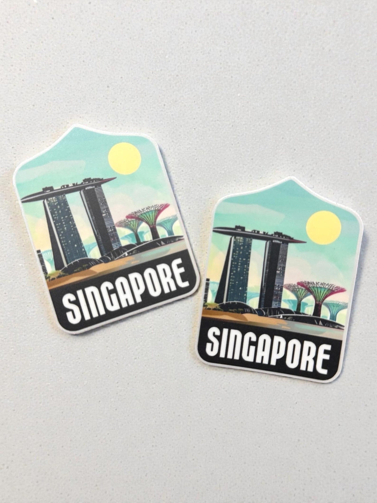Travel Singapore Sticker – Funny Souvenir Waterproof Asia Vinyl Deco Stickers