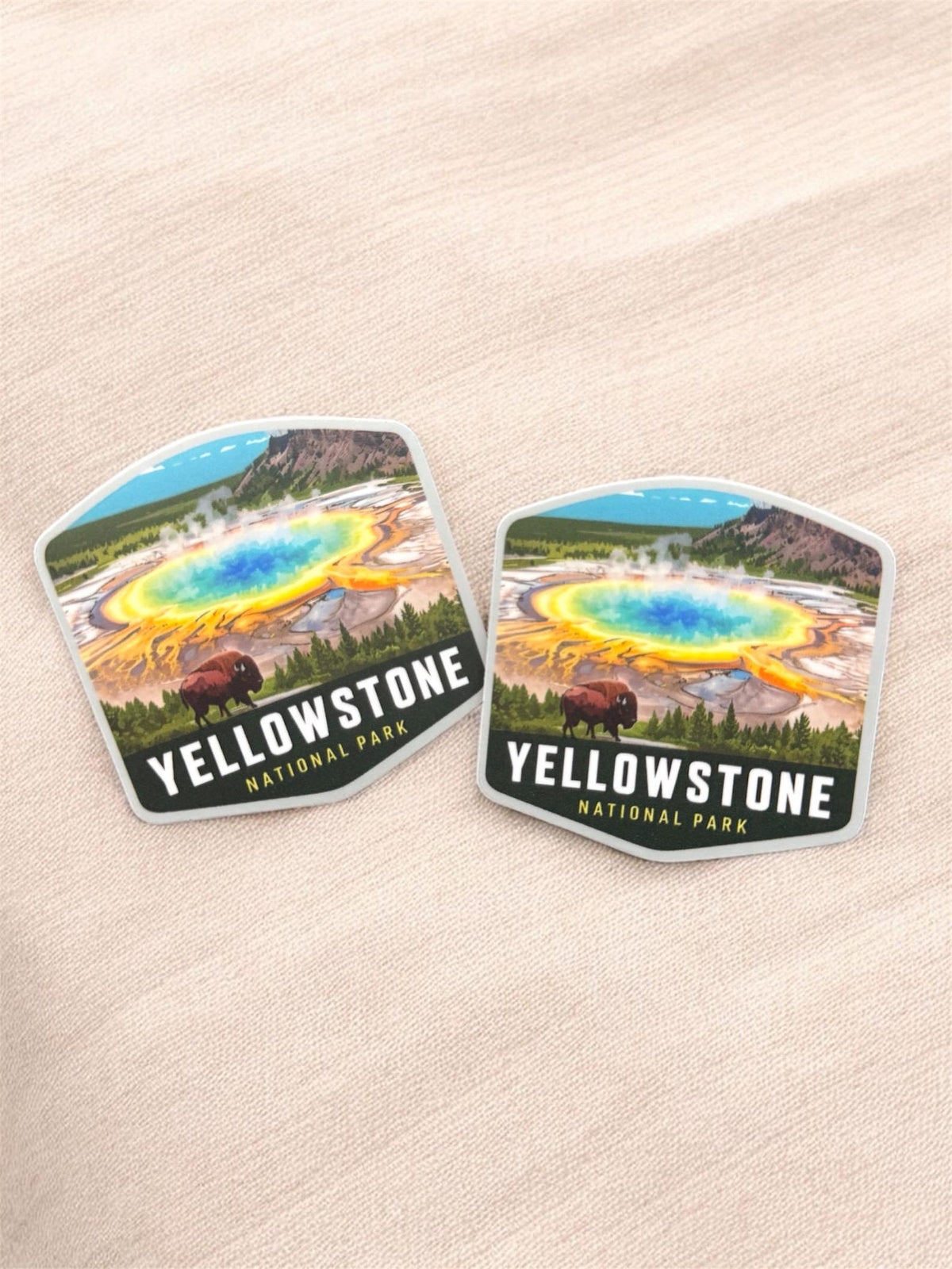 Yellowstone National Park Sticker - Waterproof Vinyl Travel Souvenir