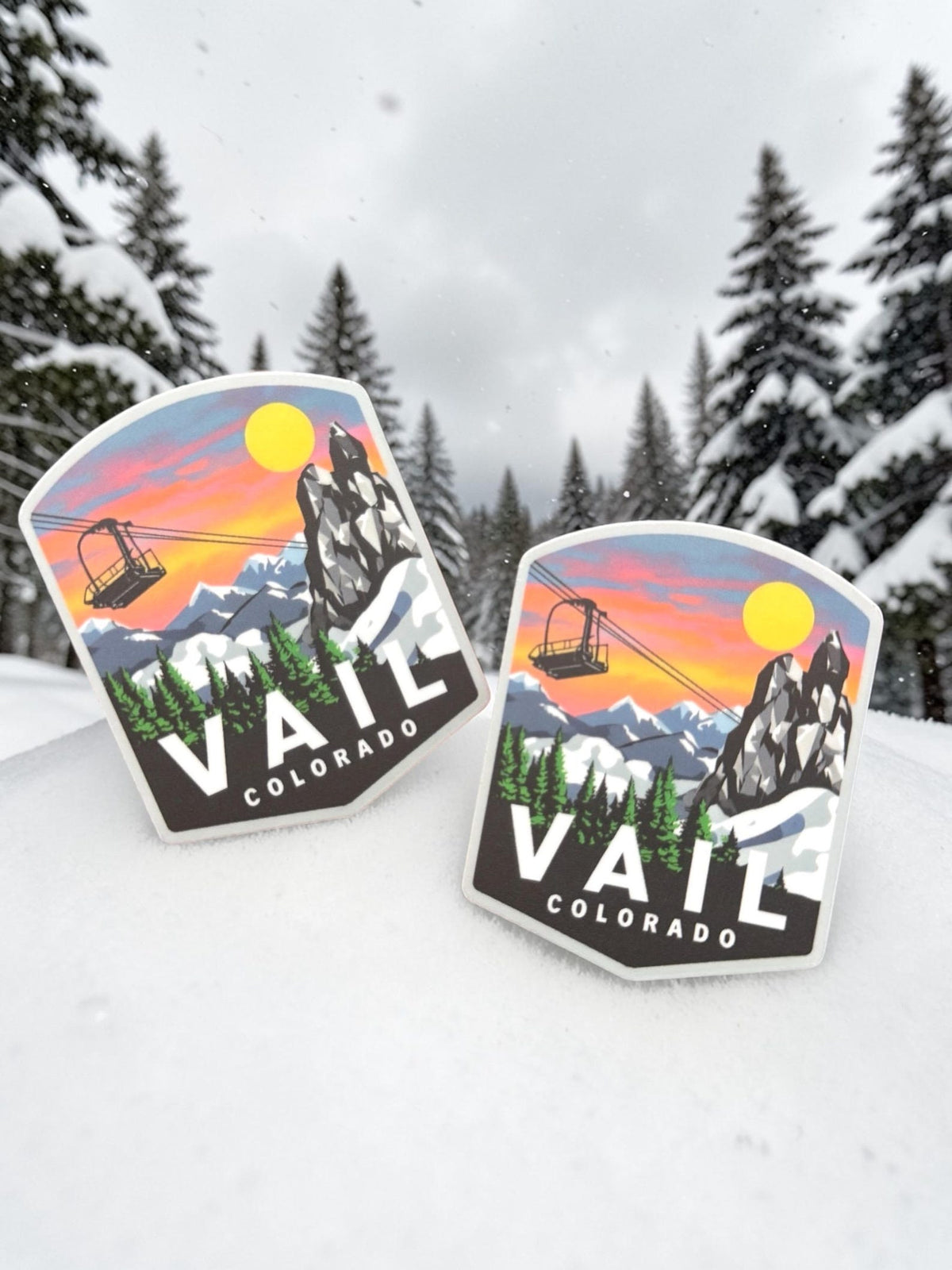 Vail Colorado Ski Lift Sticker – Waterproof Vinyl Travel Souvenir