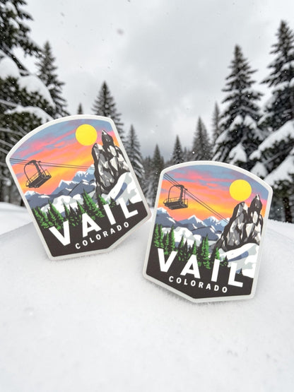 Vail Colorado Ski Lift Sticker – Waterproof Vinyl Travel Souvenir