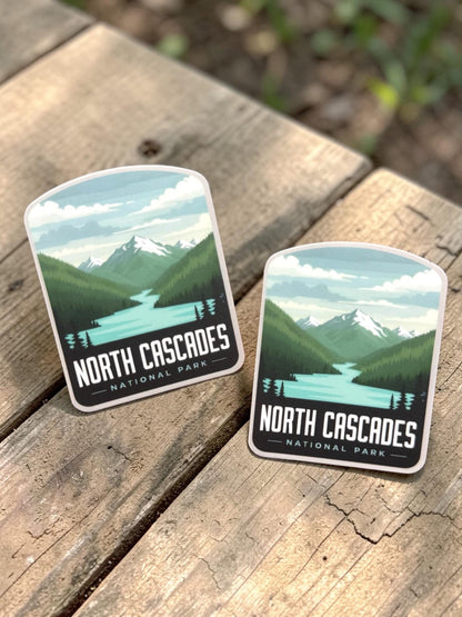 North Cascades National Park Sticker – Waterproof Vinyl Travel Souvenir