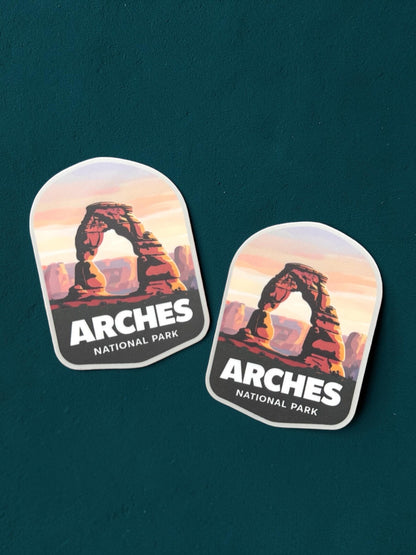 Arches National Park Sticker – Utah Travel Souvenir Waterproof