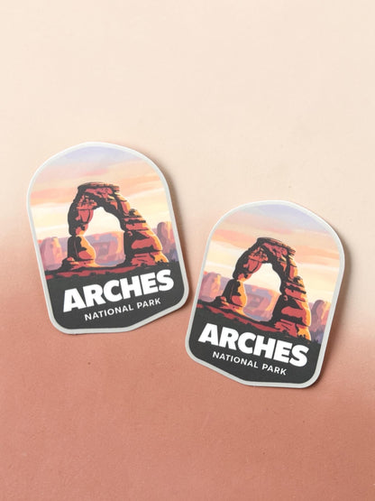 Arches National Park Sticker – Utah Travel Souvenir Waterproof