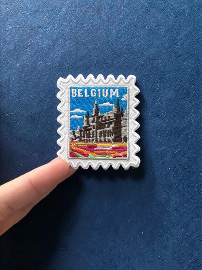 Travel Belgium Patch – 2 X 2 Iron On Europe Souvenir Patch For Travel Gift