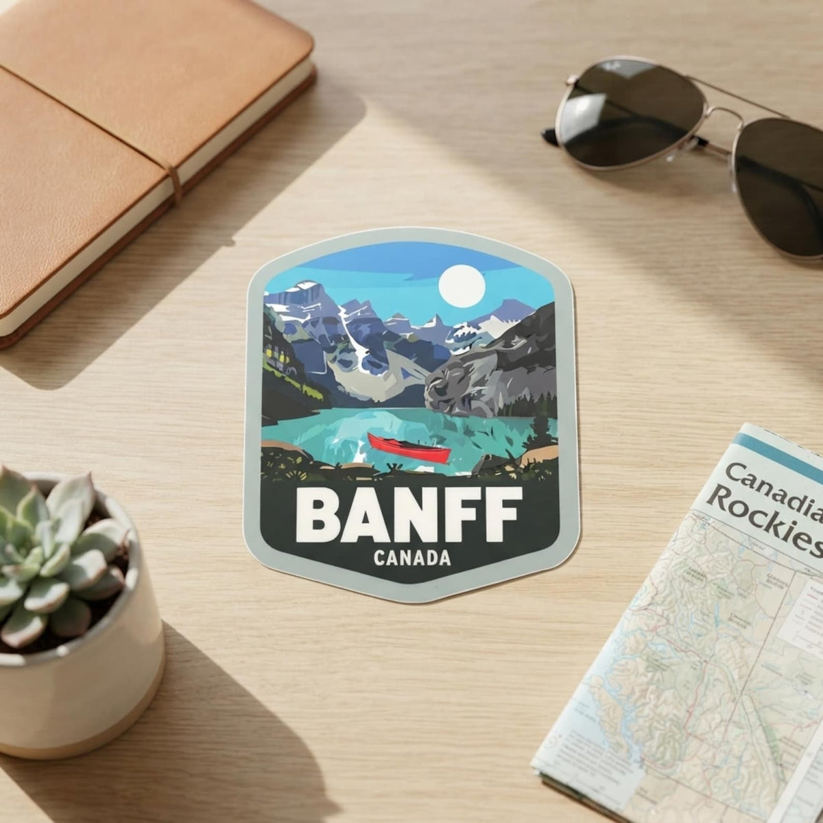 Banff Canada Sticker – Waterproof Vinyl Travel Souvenir