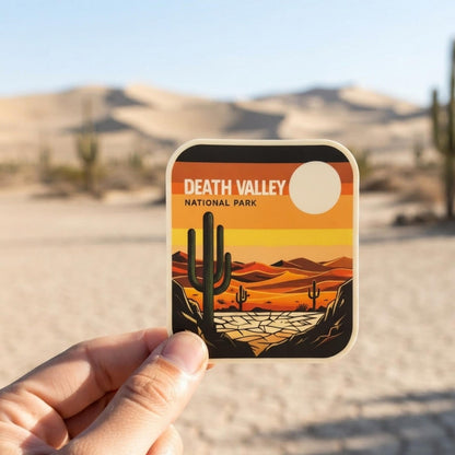 Death Valley National Park Travel Sticker – Waterproof Vinyl Souvenir National Park Gift