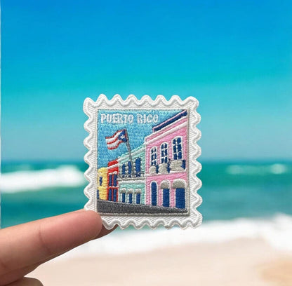 Puerto Rico Travel Patch – Iron On San Juan Souvenir 2 X 2 Applique Gift