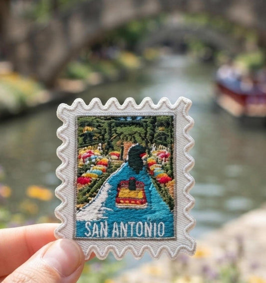 Travel San Antonio Patch – Riverwalk Iron On Texas Souvenir Pin Collector