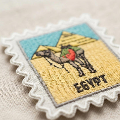 Travel Egypt Patch – Embroidered 2 X 2 Iron On Souvenir For Travel Accessories