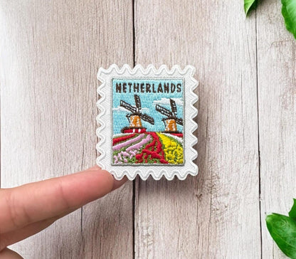 Travel Netherlands Patch – 2 X 2 Iron On Souvenir Europe Appliques