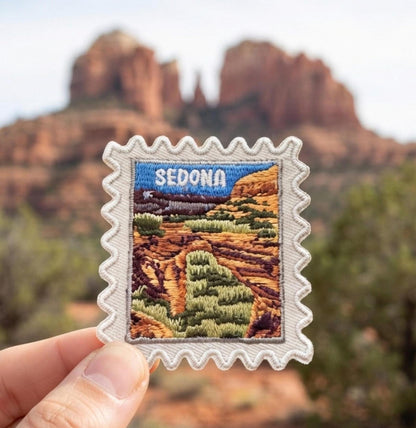Sedona Arizona Patch – Travel Iron On Souvenir Pin Collector Travel Accessories