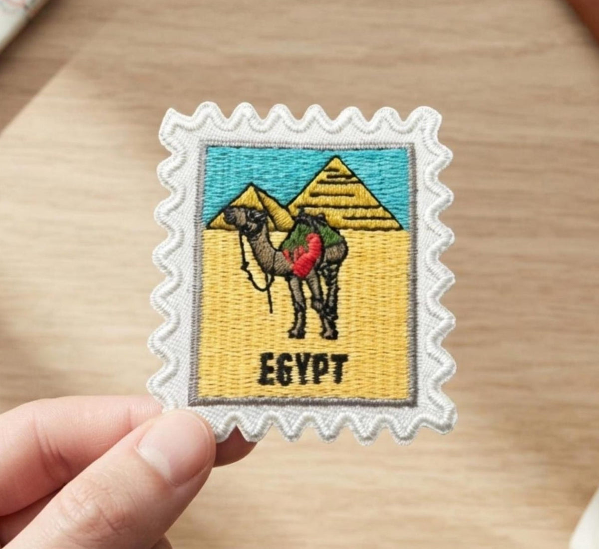 Travel Egypt Patch – Embroidered 2 X 2 Iron On Souvenir For Travel Accessories