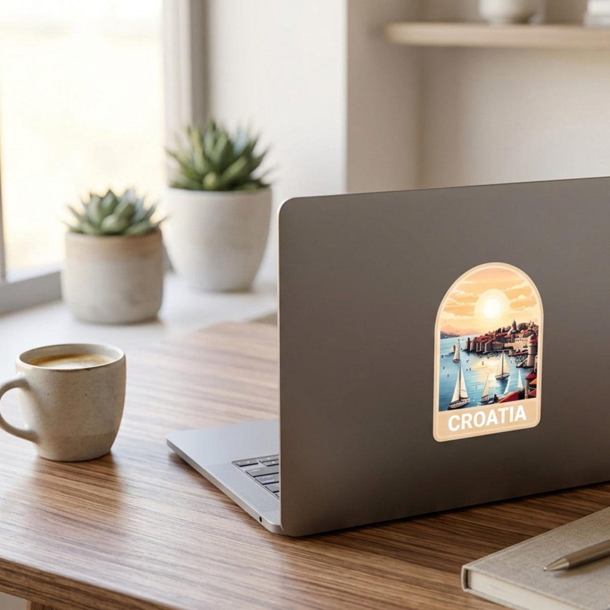 Travel Croatia Vinyl Sticker – Dubrovnik Waterproof Souvenir Gift