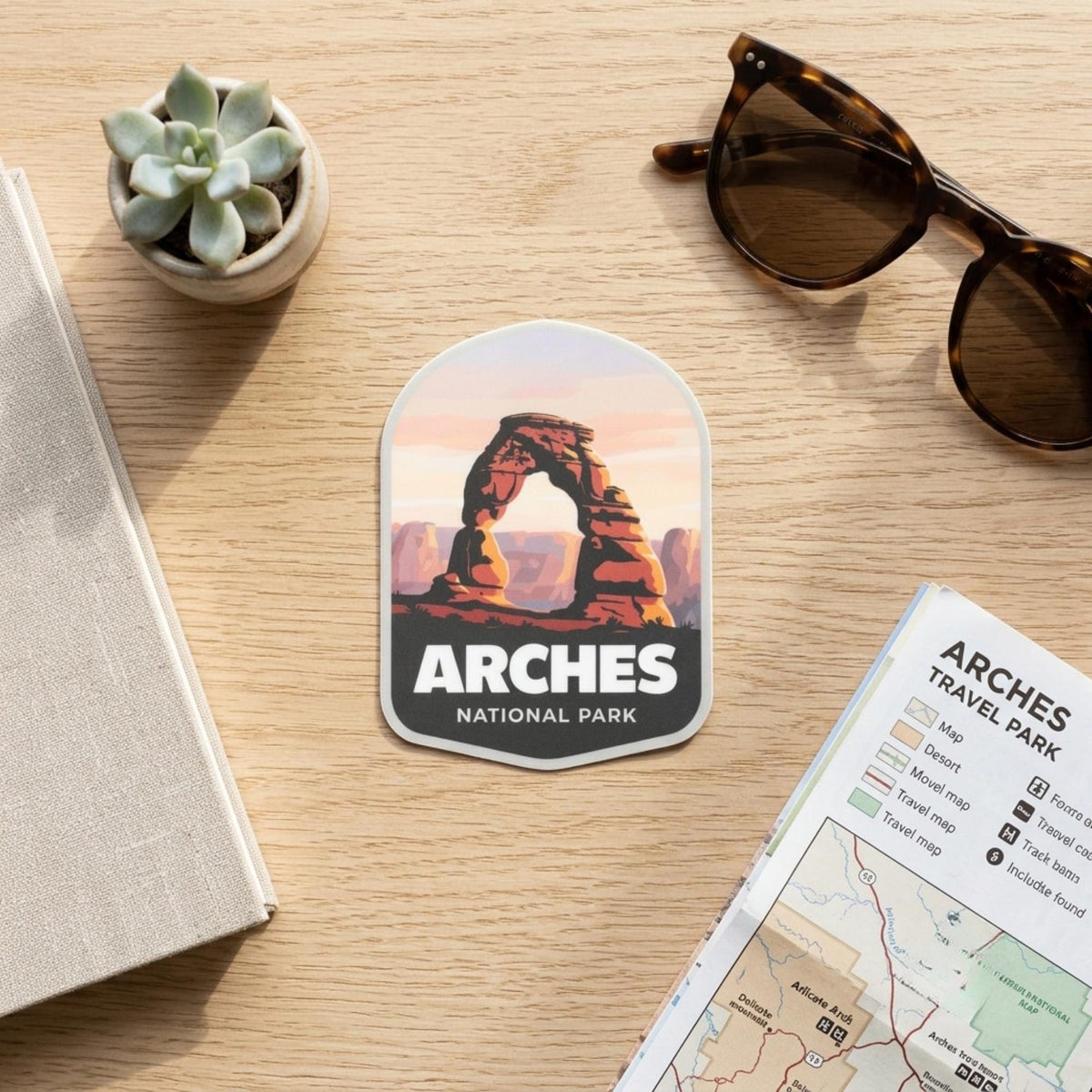 Arches National Park Sticker – Utah Travel Souvenir Waterproof